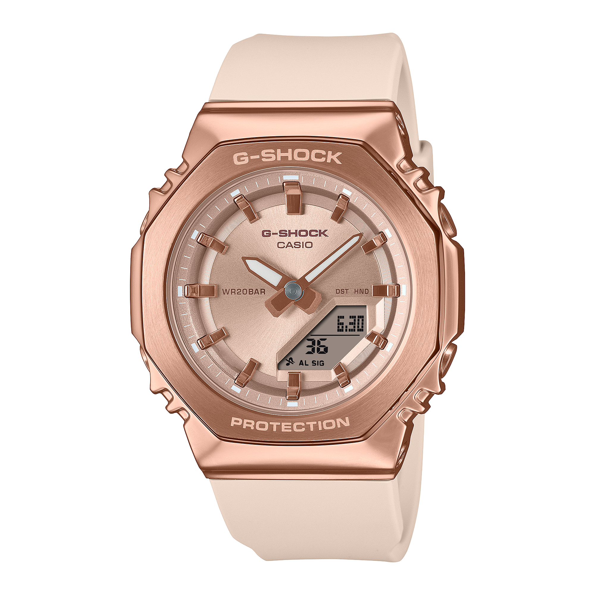 Casio G-Shock GM-S2110PG-4A Analogue-Digital Watch for Women