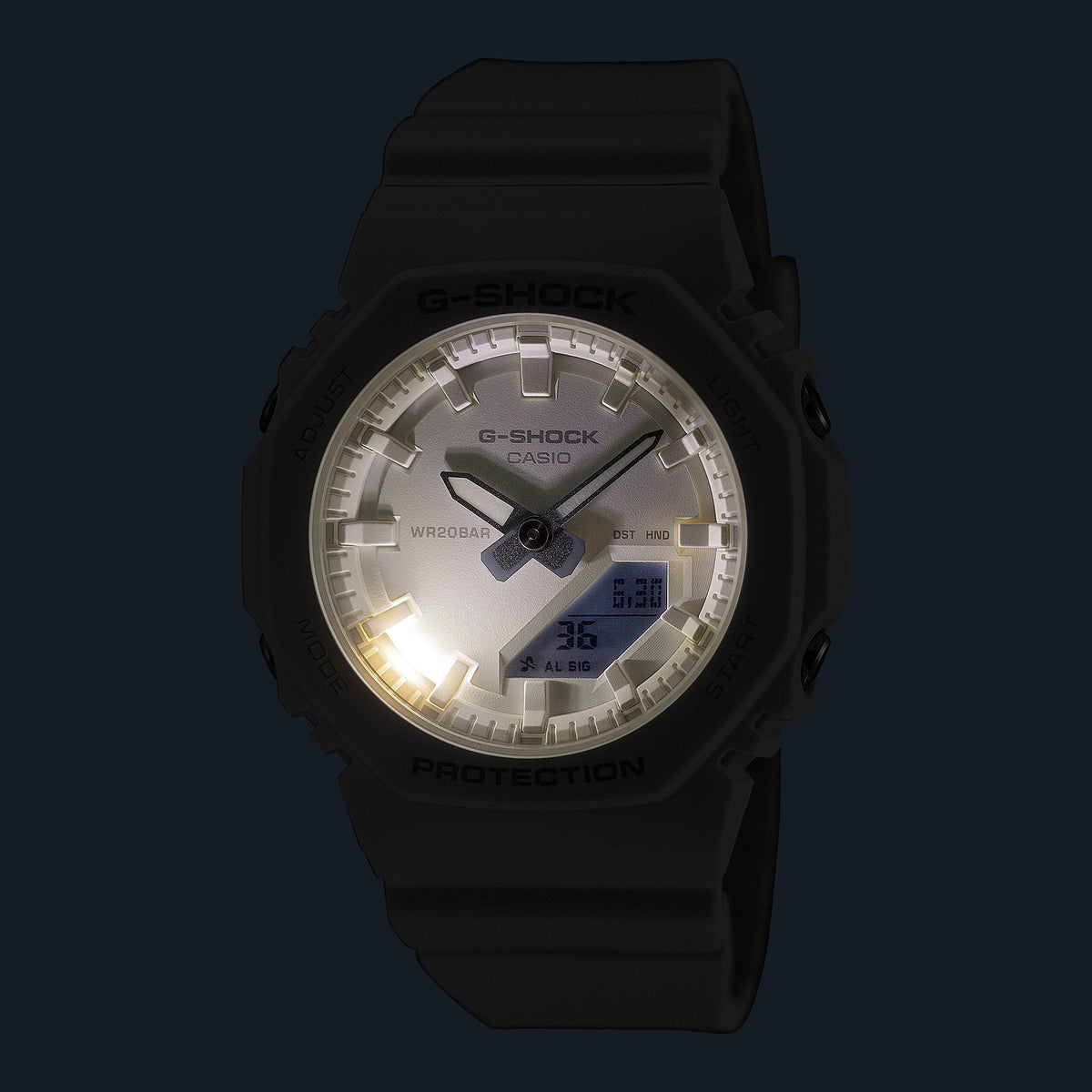 Casio G-Shock GMA-P2100-7A – illuminated dial