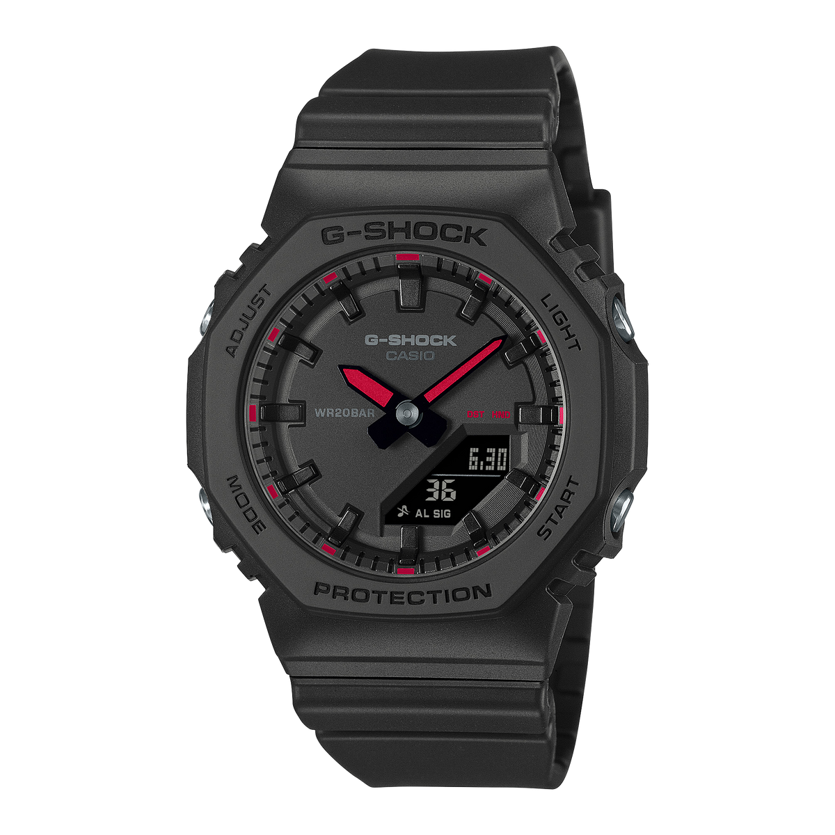 Casio G-Shock GMA-P2100SA-1A1 – front three-quarter view