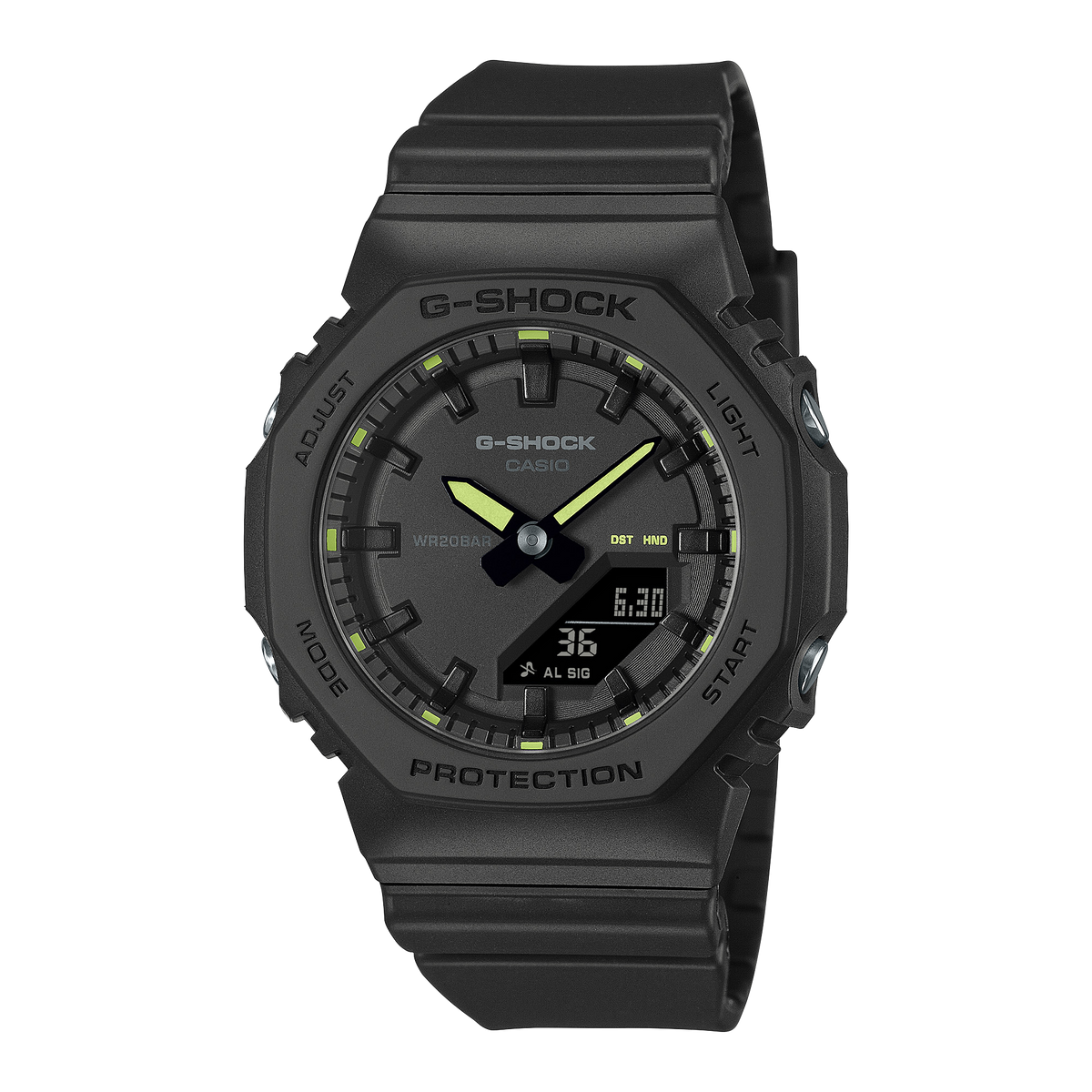 Casio G-Shock GMA-P2100SA-1A2 – front three-quarter view