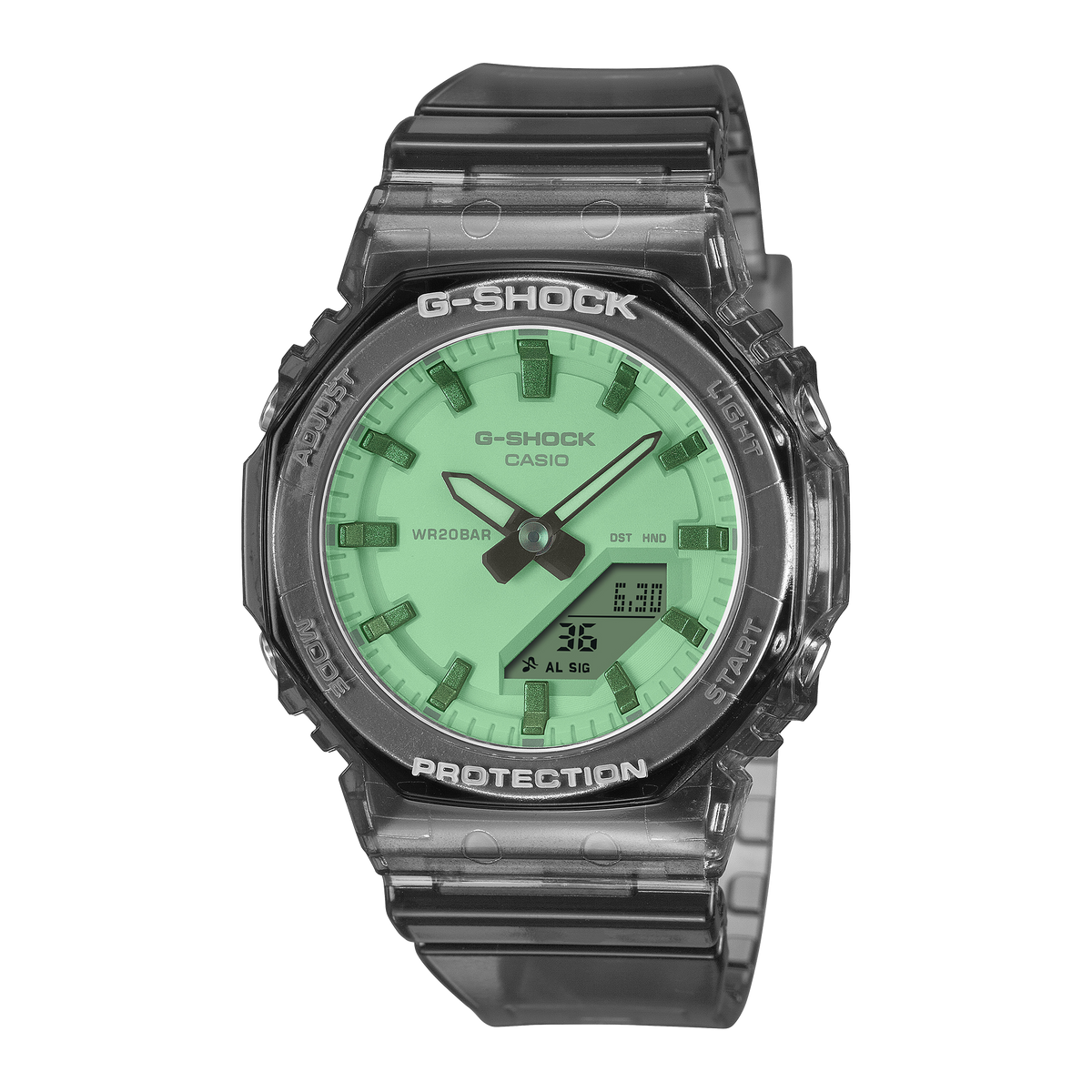 Casio G-Shock GMA-P2100SR-1A – front three-quarter view