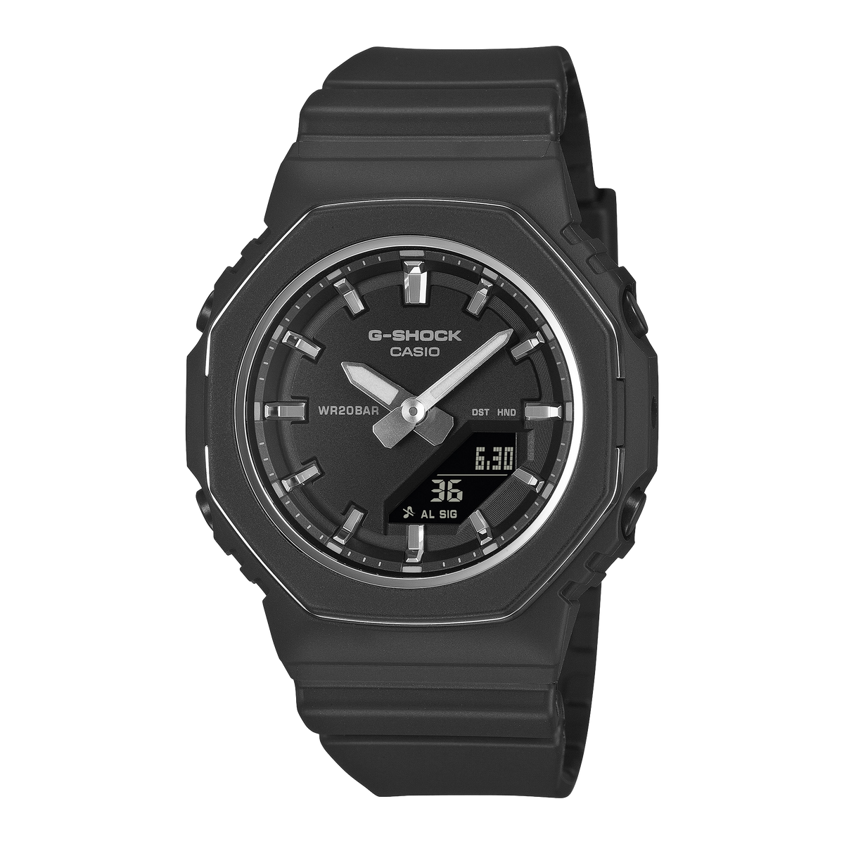Casio G-Shock GMA-P2110-1A – front three-quarter view