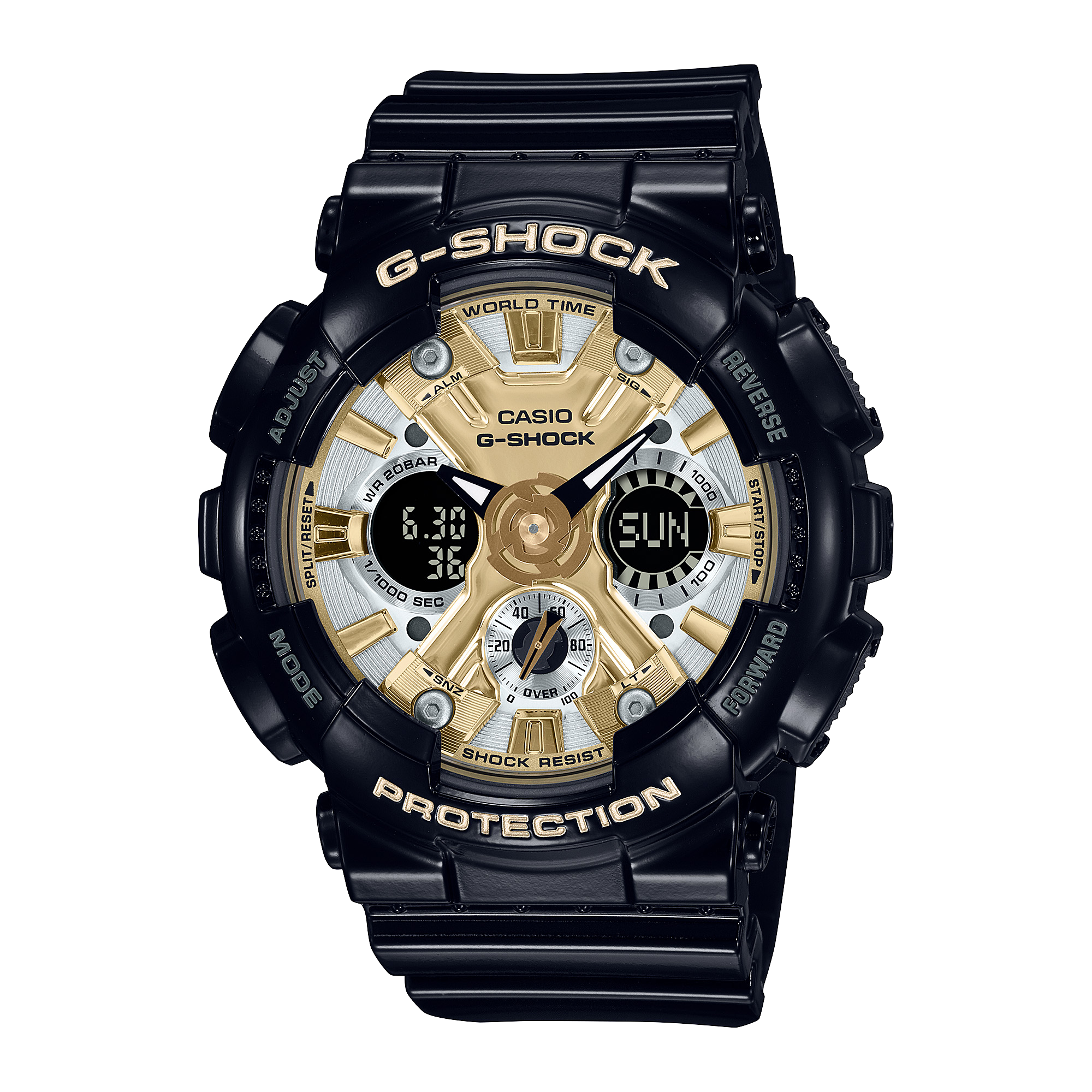 Casio G-Shock GMA-S120GB-1A Analogue-Digital Watch for Women