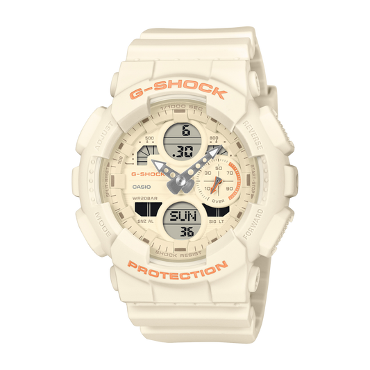 Casio G-Shock GMA-S140-7A – front three-quarter view