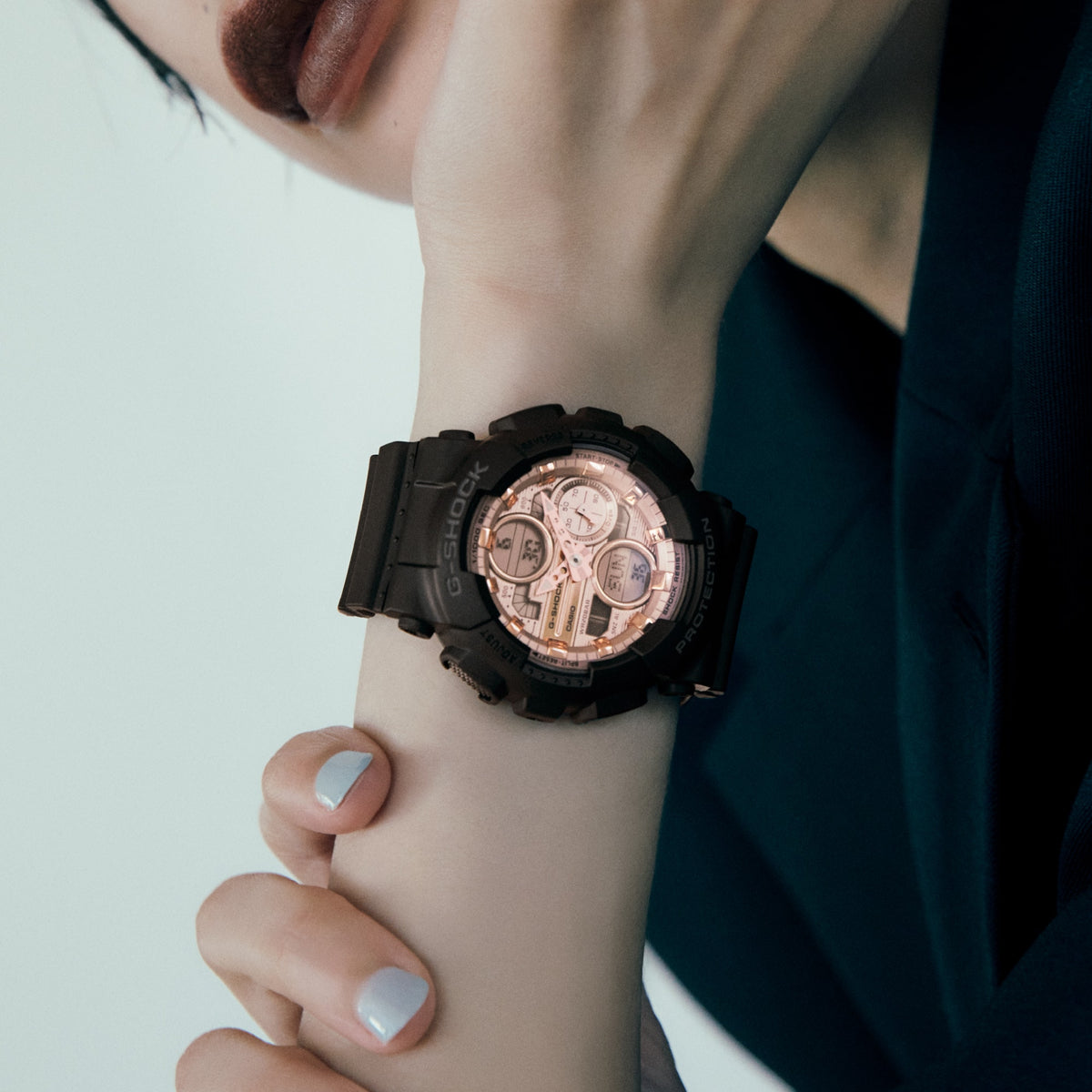 Casio G-Shock GMA-S140PG-1A – on the wrist