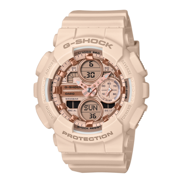 Casio G-Shock GMA-S140PG-4A – front three-quarter view