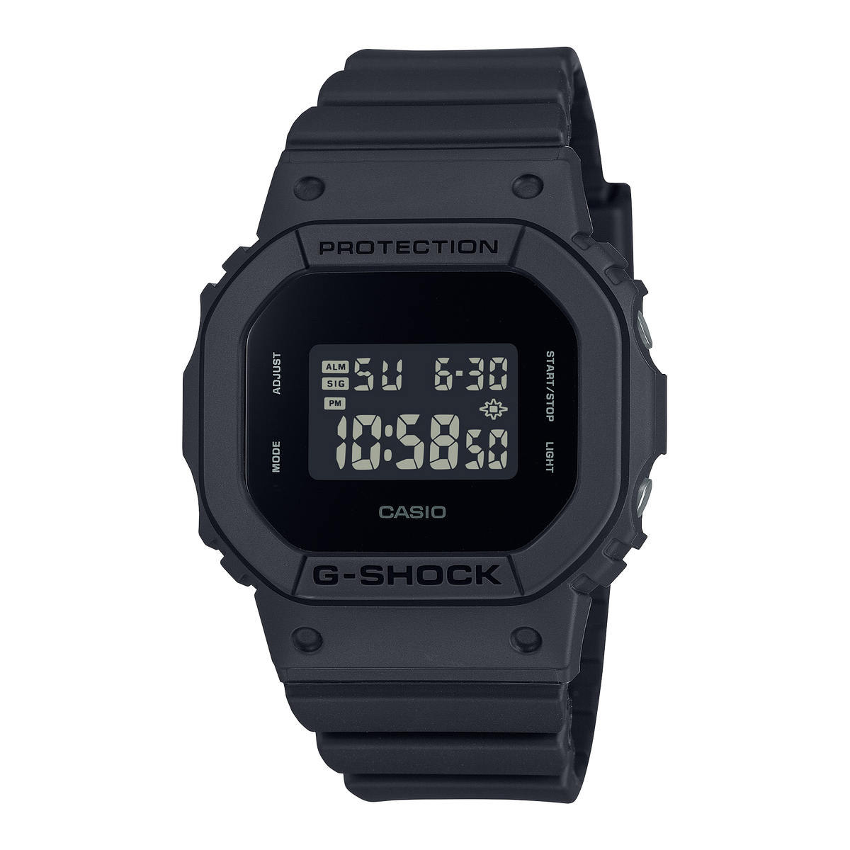 Casio G-Shock GMD-S5610BB-1 – front three-quarter view