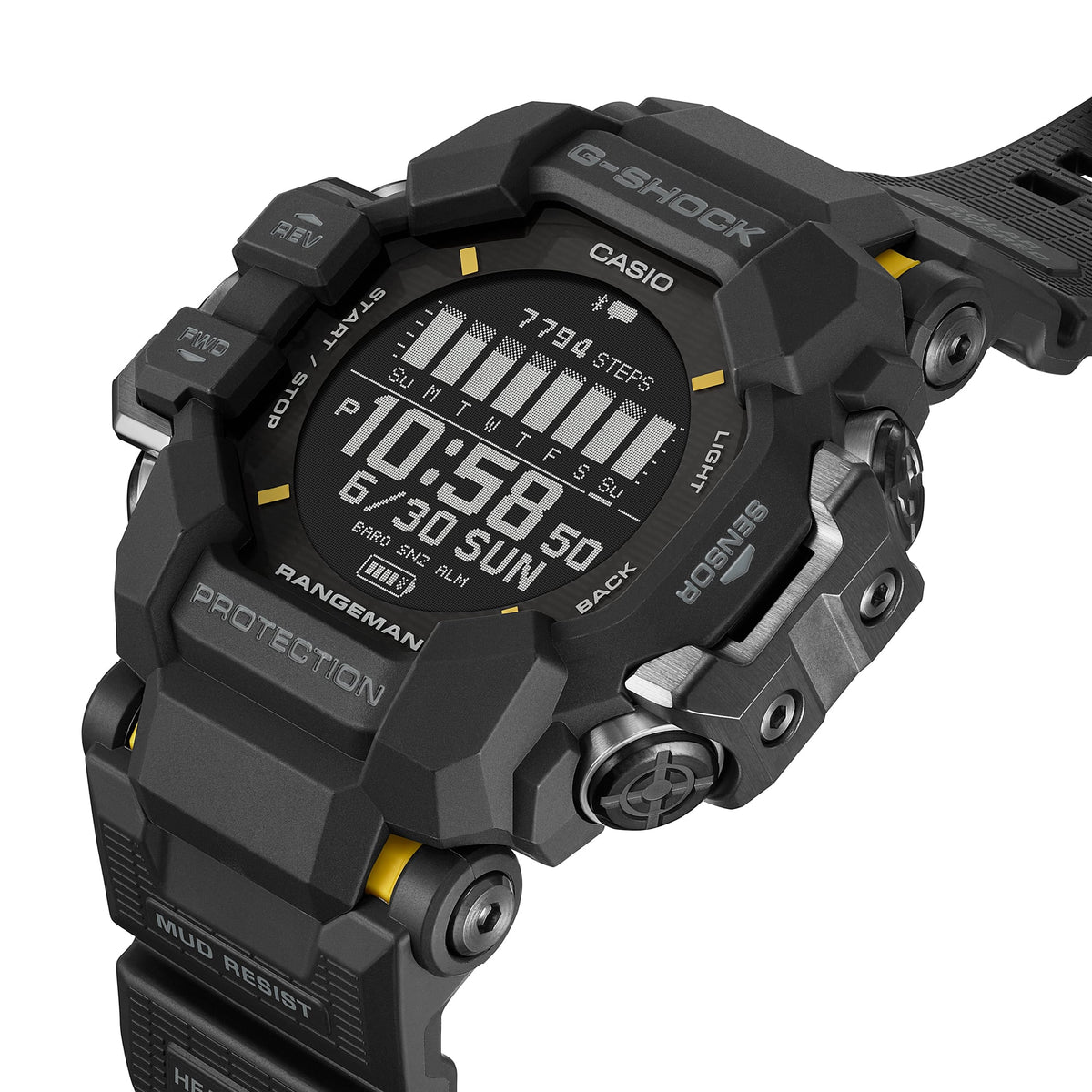Casio G-Shock GPR-H1000-1 – angled view