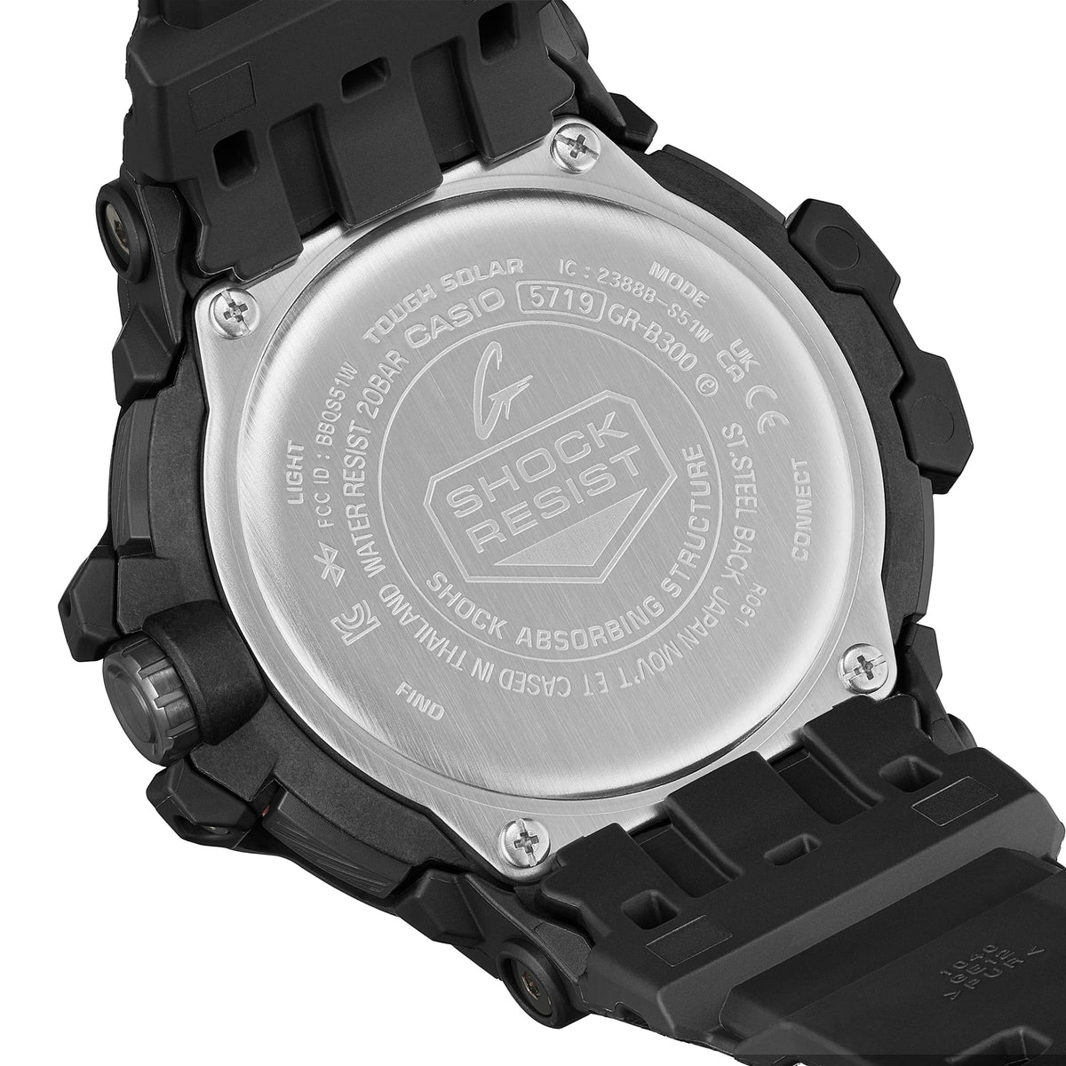 Casio G-Shock GR-B300-1A4 – angled view