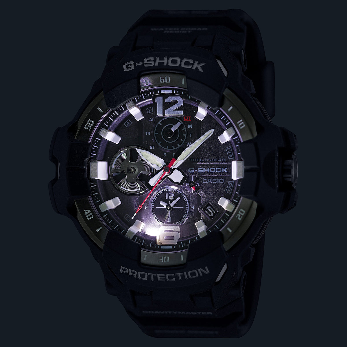 Casio G-Shock GR-B300-1A – illuminated dial