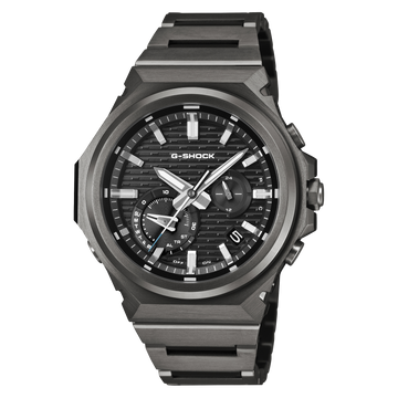 Casio G-Shock Men Quartz Black Dial Analog Stainless Steel Watch G1819