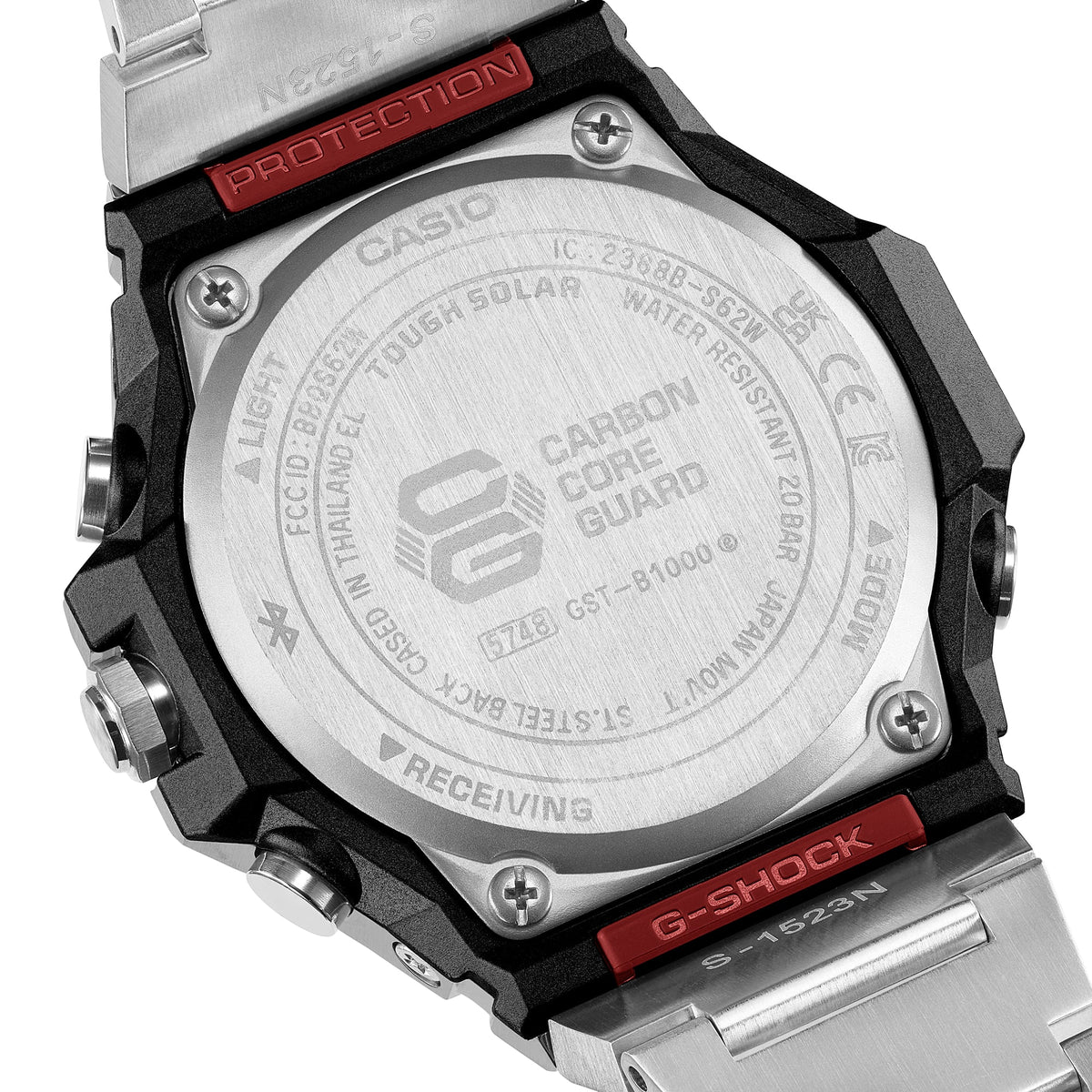 Casio G-Shock GST-B1000D-1A – angled view