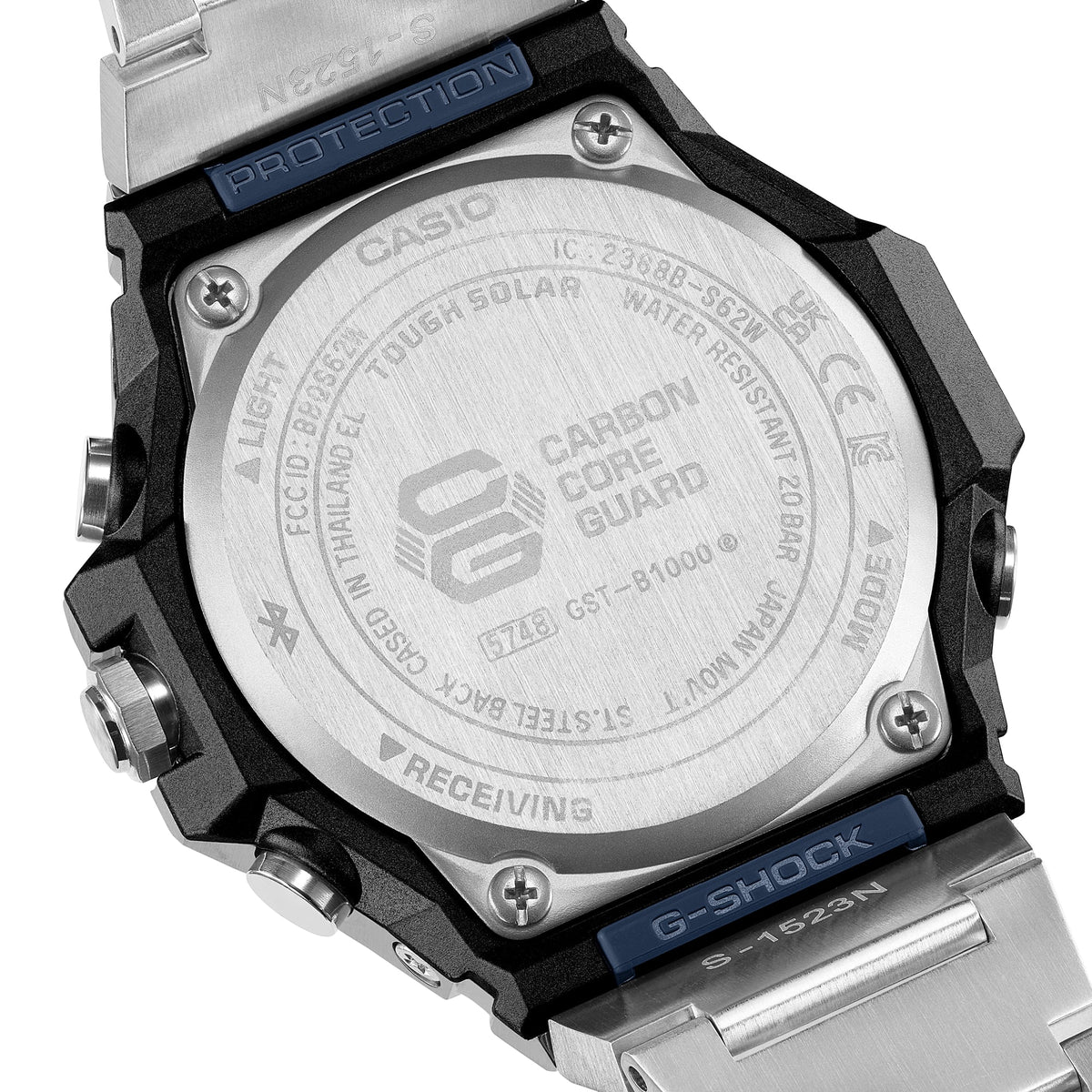 Casio G-Shock GST-B1000D-2A – angled view