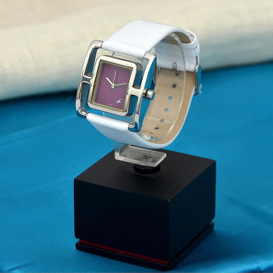 Fastrack 6096sl02 Quartz Analog Purple for Women