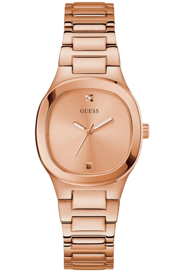 GUESS  Female Rose Gold Analog Stainless Steel Watch GW0615L3