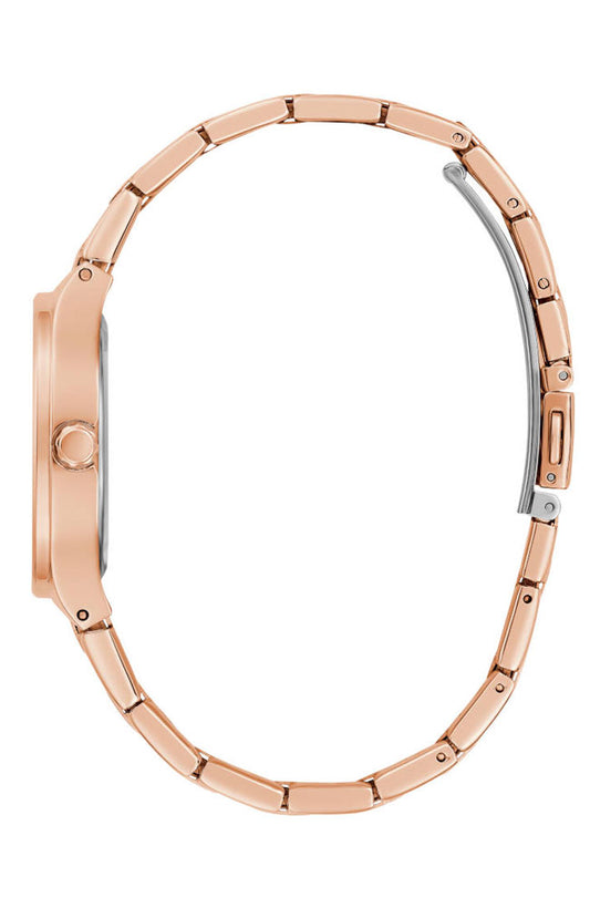 GUESS  Female Rose Gold Analog Stainless Steel Watch GW0615L3