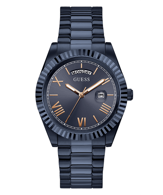 NAVY CASE NAVY STAINLESS STEEL WATCH - Kamal Watch Company