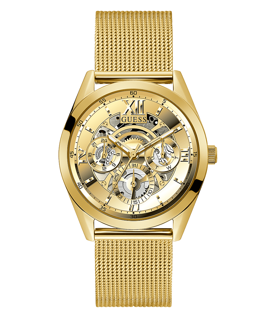 GOLD TONE CASE GOLD TONE STAINLESS STEEL/MESH WATCH - Kamal Watch Company
