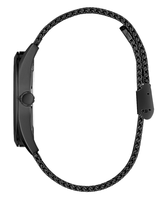 BLACK CASE BLACK STAINLESS STEEL/MESH WATCH-GW0368G3 - Kamal Watch Company