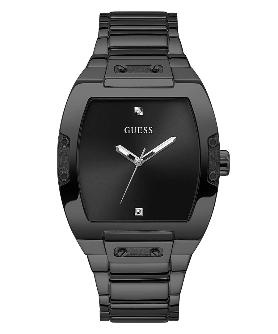 BLACK CASE BLACK STAINLESS STEEL WATCH