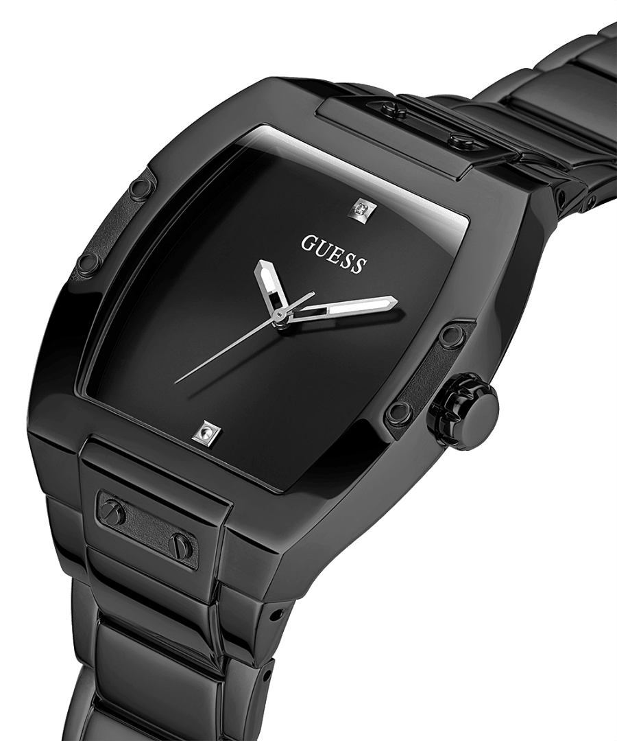 BLACK CASE BLACK STAINLESS STEEL WATCH - Kamal Watch Company