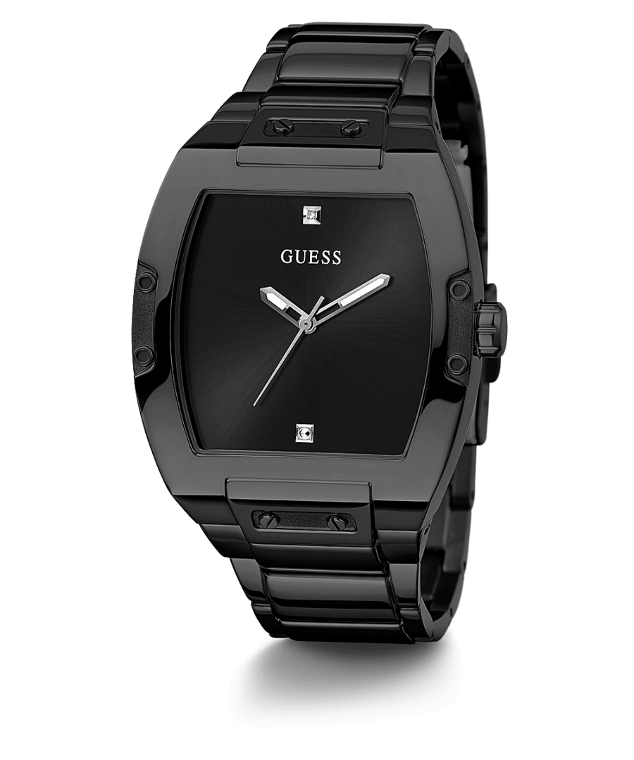 BLACK CASE BLACK STAINLESS STEEL WATCH - Kamal Watch Company