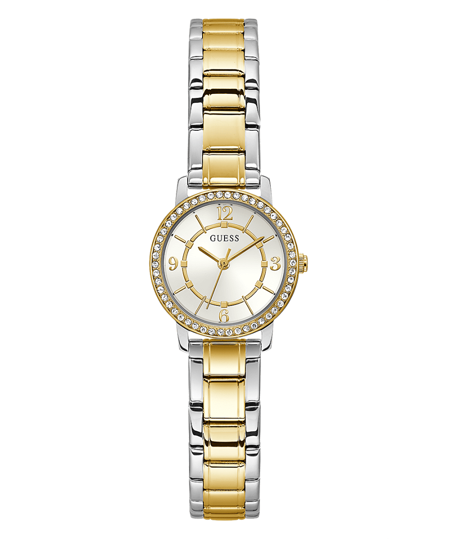 Silver Tone/Gold Tone Case Silver Tone/Gold Tone Stainless Steel Watch
