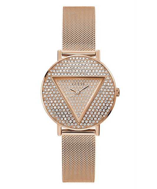 ROSE GOLD TONE CASE ROSE GOLD TONE STAINLESS STEEL/MESH WATCH - Kamal Watch Company
