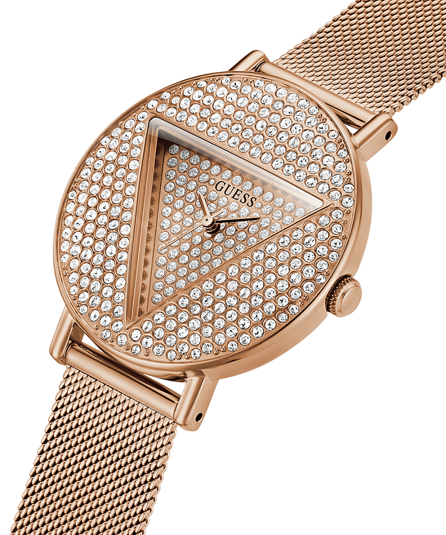 ROSE GOLD TONE CASE ROSE GOLD TONE STAINLESS STEEL/MESH WATCH - Kamal Watch Company