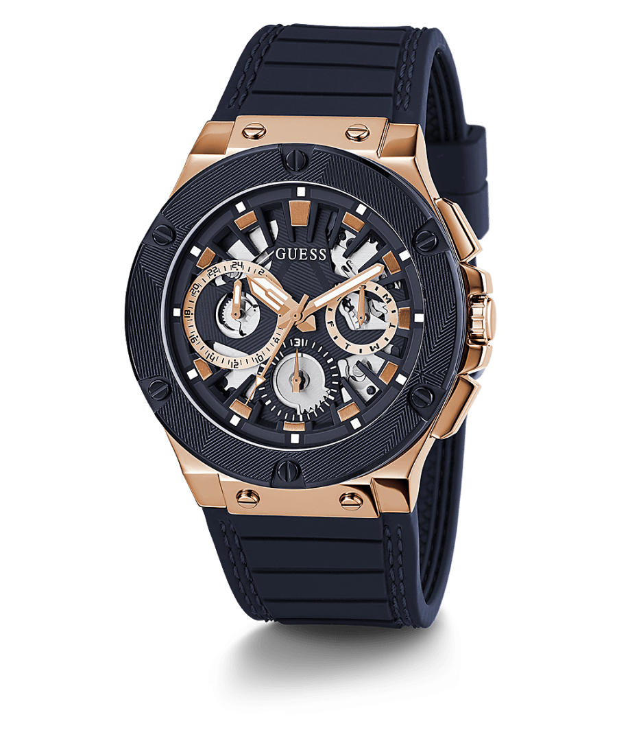 NAVY CASE NAVY SILICONE WATCH - Kamal Watch Company