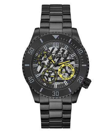 BLACK CASE BLACK STAINLESS STEEL WATCH - Kamal Watch Company