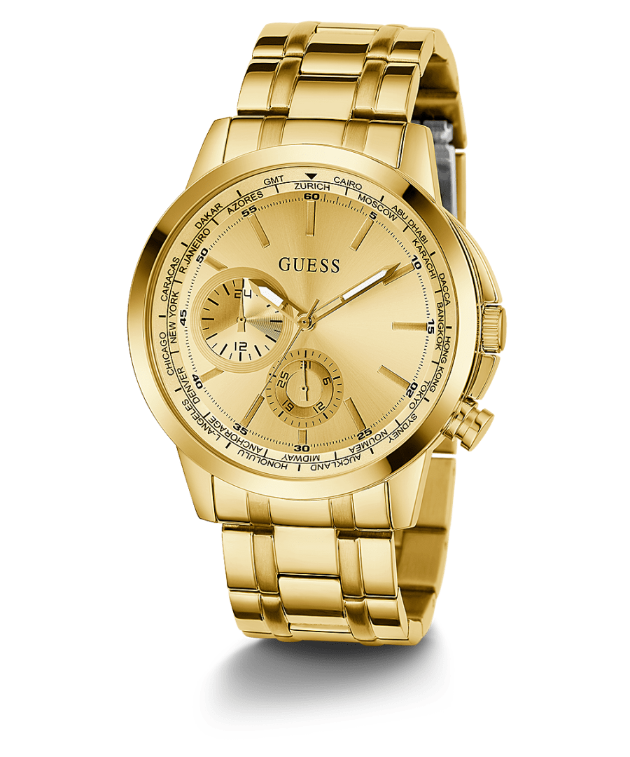 GOLD TONE CASE GOLD TONE STAINLESS STEEL WATCH-GW0490G2 - Kamal Watch Company