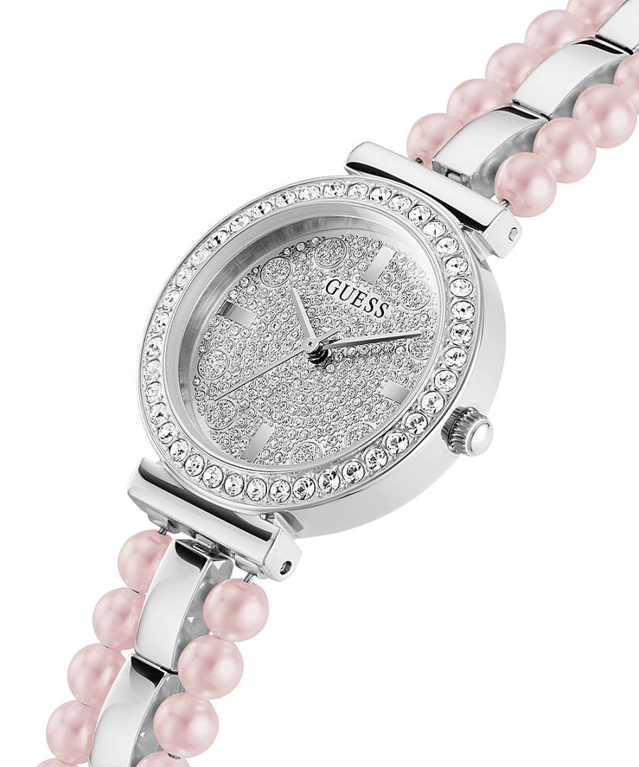SILVER TONE CASE SILVER TONE STAINLESS STEEL WATCH - Kamal Watch Company