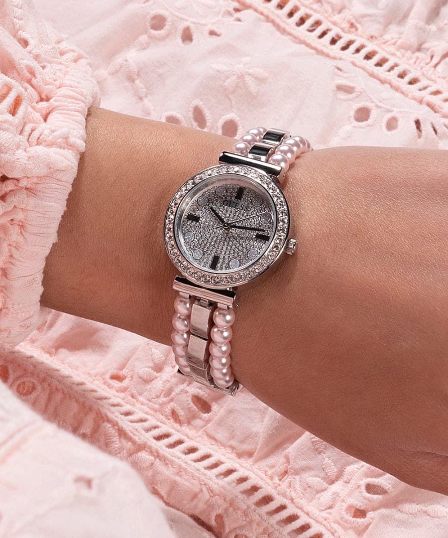 SILVER TONE CASE SILVER TONE STAINLESS STEEL WATCH - Kamal Watch Company
