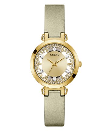GUESS Ladies Gold Tone Analog Watch-GW0535L4