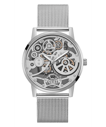 SILVER CASE SILVER TONE MESH WATCH - Kamal Watch Company