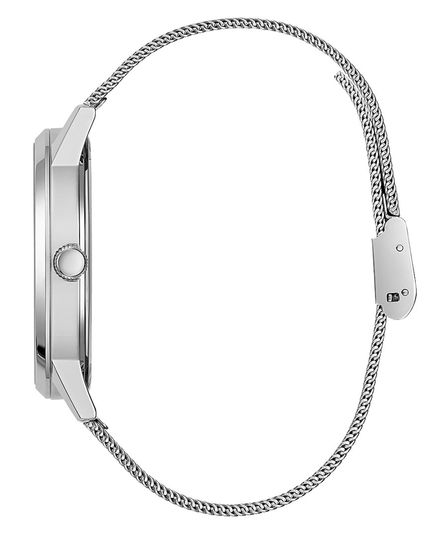 SILVER CASE SILVER TONE MESH WATCH - Kamal Watch Company