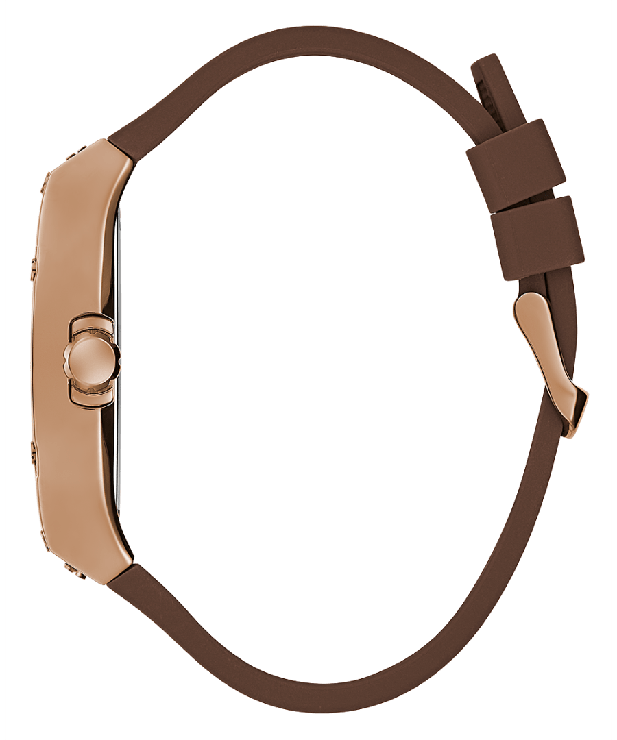 COFFEE CASE BROWN SILICONE WATCH - Kamal Watch Company