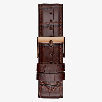 COFFEE CASE BROWN LEATHER WATCH-GW0570G2 - Kamal Watch Company