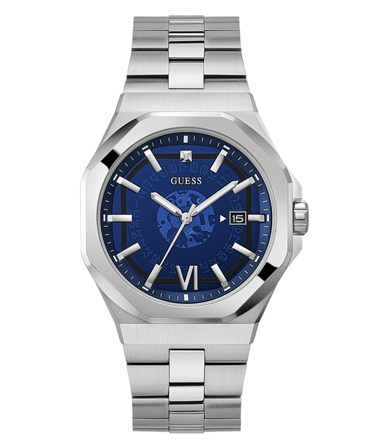 SILVER TONE CASE SILVER TONE STAINLESS STEEL WATCH - Kamal Watch Company
