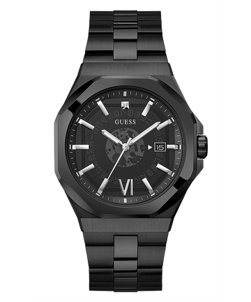 BLACK CASE BLACK STAINLESS STEEL WATCH - Kamal Watch Company