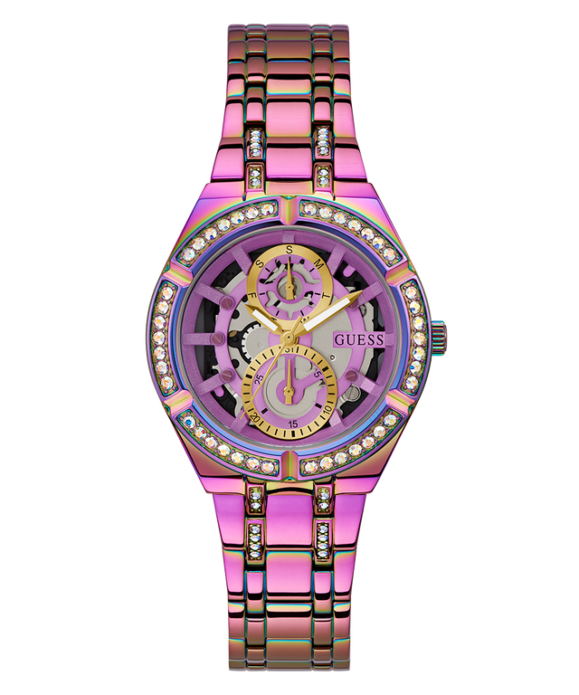 GUESS Ladies Iridescent Iridescent Multi-function Watch-GW0604L4