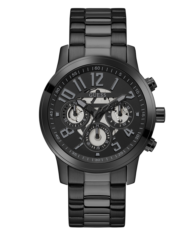 GUESS Mens Black Multi-function Watch-GW0627G3