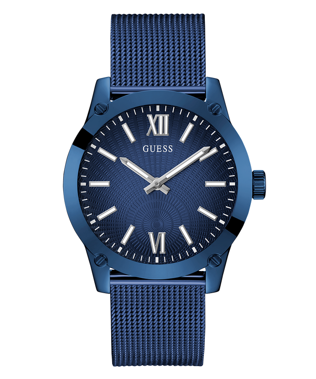 GUESS Mens Blue Analog Watch-GW0629G3