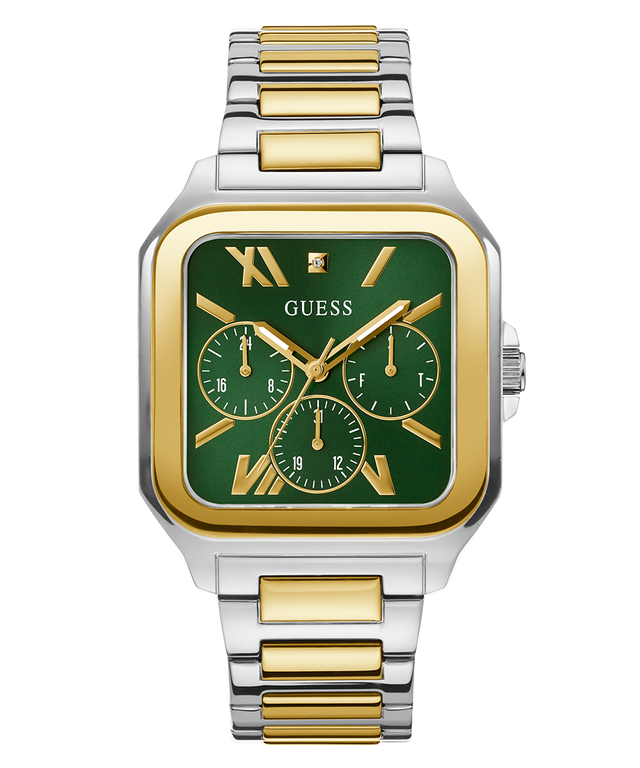 GUESS Mens 2-Tone Multi-function Watch-GW0631G1