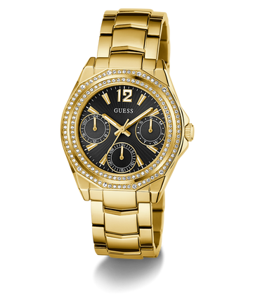 GUESS GW0685L4 Ladies Gold Tone Multi-function Watch