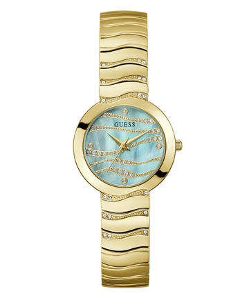 GUESS Ladies Gold Tone Analog Watch
