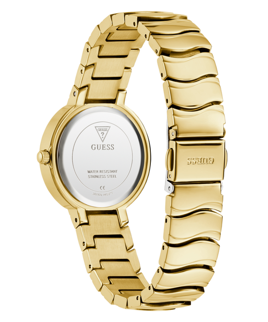 GUESS Ladies Gold Tone Analog Watch