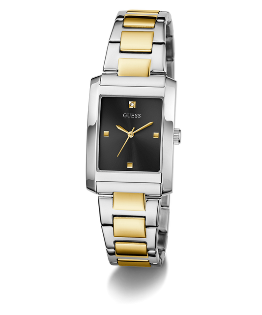 GUESS Ladies 2-Tone Silver Tone Analog Watch