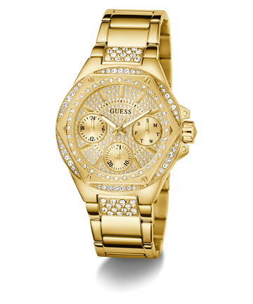 GUESS GW0878L2 Ladies Gold Tone Multi-function Watch